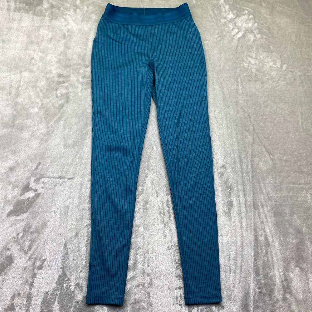 Prana Luminance Teal Leggings Athleisure XS Womens Yoga Workout Activewear